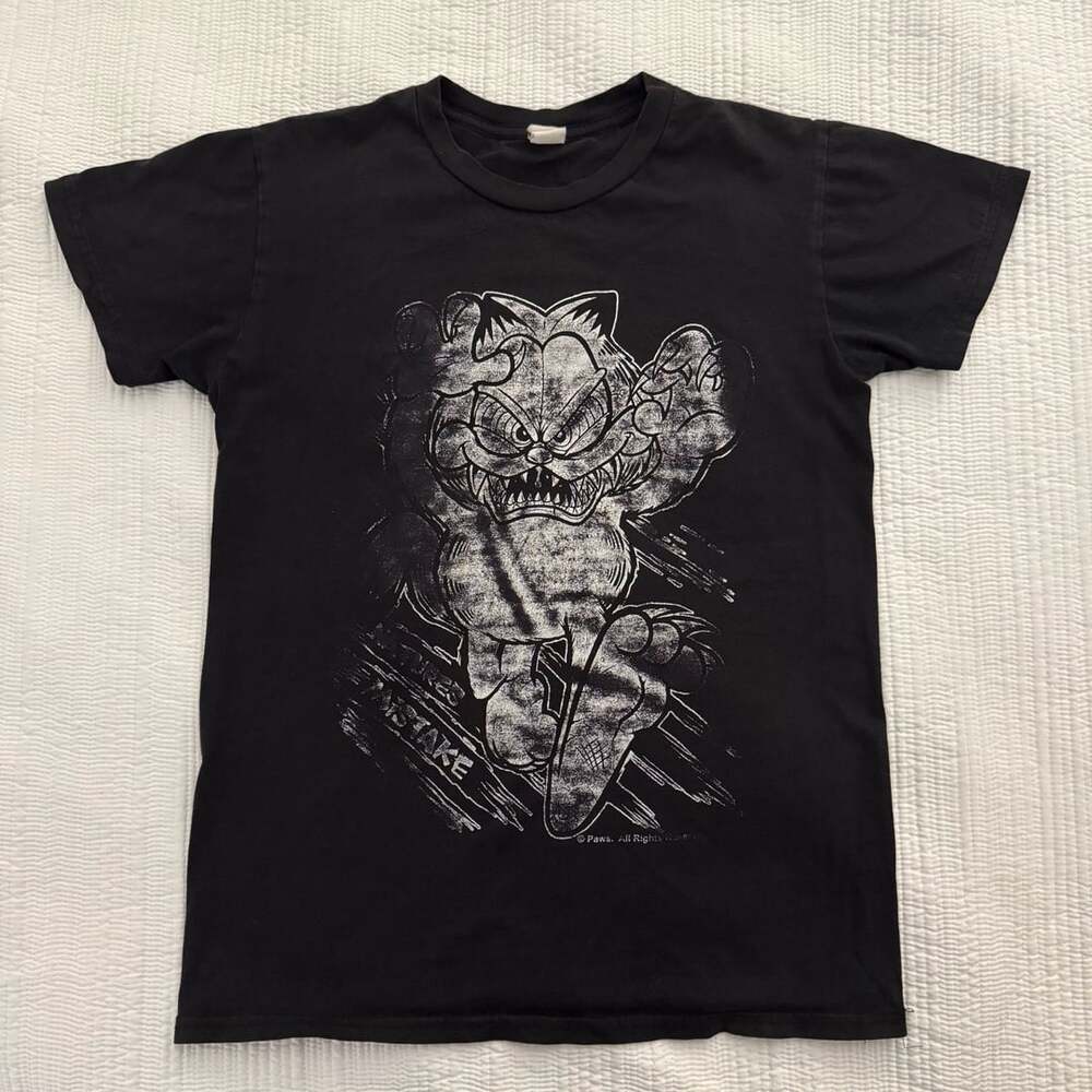 Garfield Monster Graphic T-Shirt Black